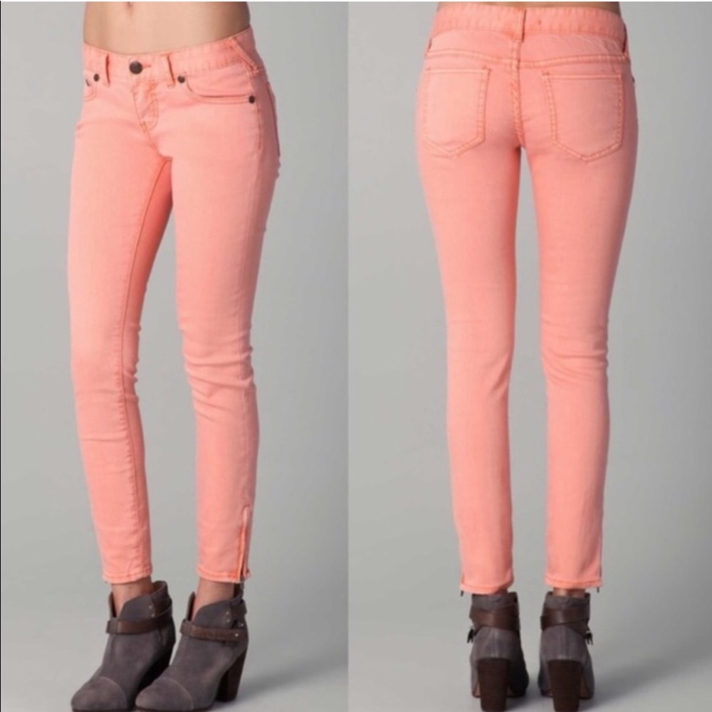 Free People Milenium Cropped Skinny Jean 26